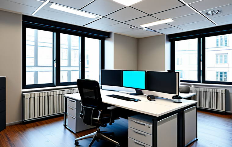 Image 1 Prompt: Ergonomic Office Environment**